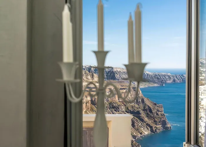 Apartment Magical Blu Honeymoon With Indoor Heated Jacuzzi Fira (Santorini)