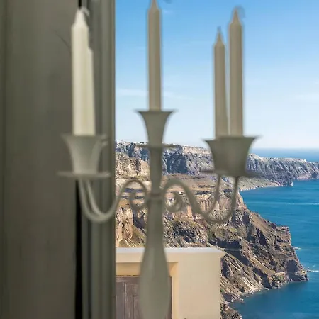 Daire Magical Blu Honeymoon With Indoor Heated Jacuzzi Fira (Santorini)